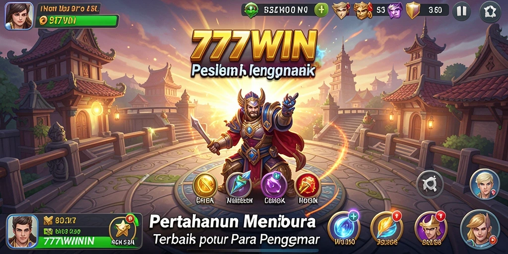 Tampilan menara pertahanan dalam aksi di 777WIN.