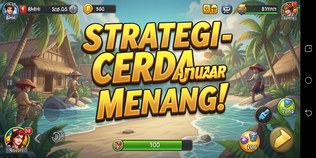 Tampilan gameplay menarik dan penuh strategi dari 8HHH.