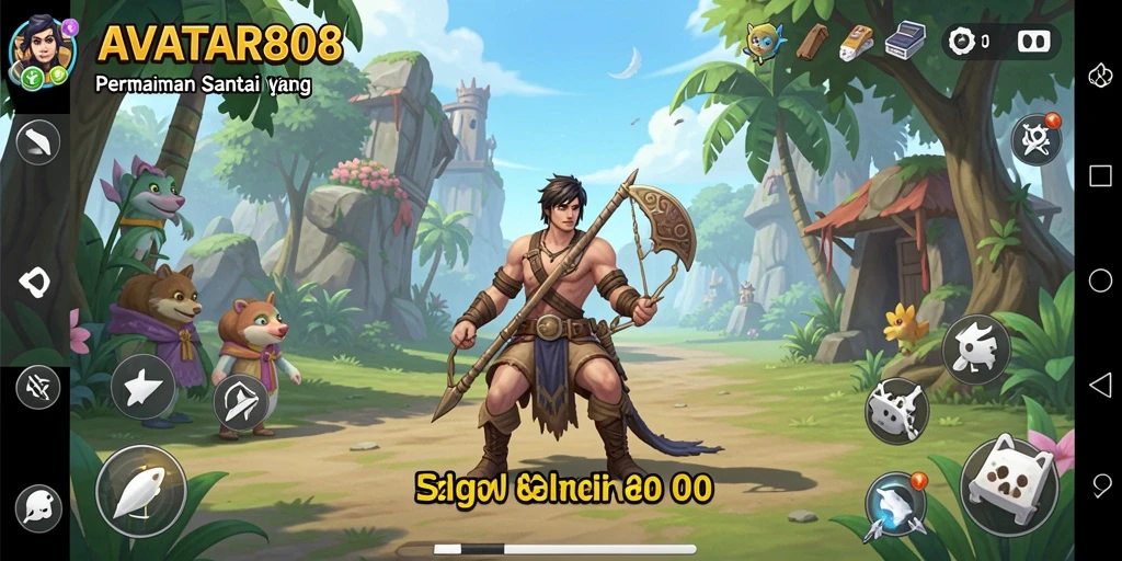 Tangkapan layar dari gameplay seru AVATAR808 yang menggambarkan keseruan bermain.