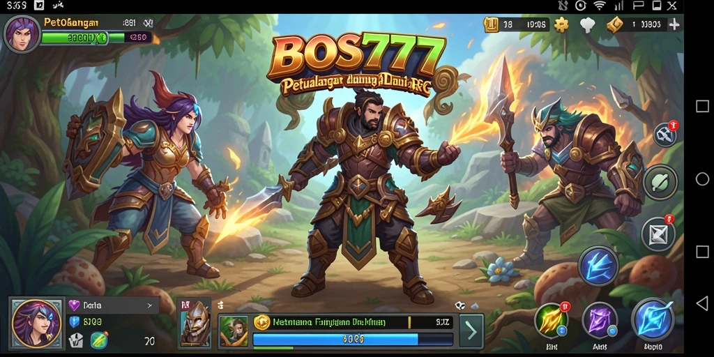 Tampilan gameplay BOS777 yang menarik di dunia RPG.