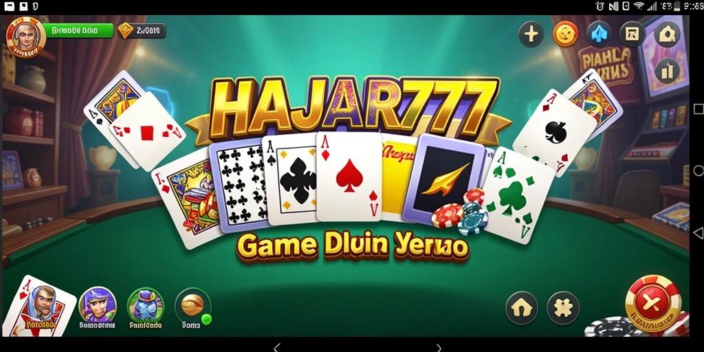 Screenshot gameplay HAJAR777 yang mengasyikkan dan interaktif.
