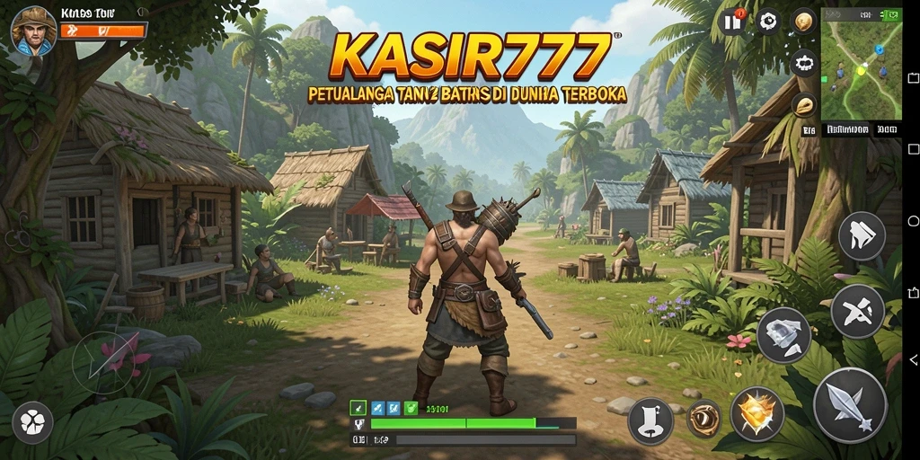 Tangkapan layar gameplay KASIR777 menampilkan dunia terbuka yang luas dan interaktif.