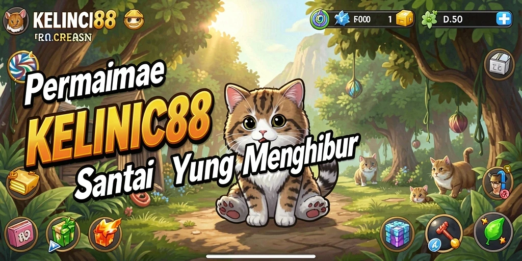Screenshot gameplay KELINCI88 menampilkan karakter lucu dan level yang berwarna.