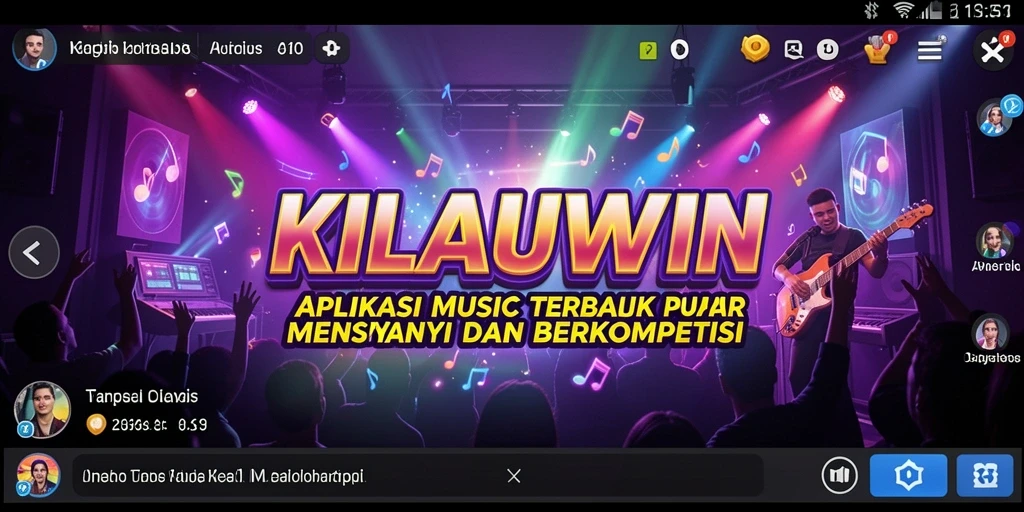 Screenshot gameplay menunjukkan pengguna menikmati menyanyi di KILAUWIN.