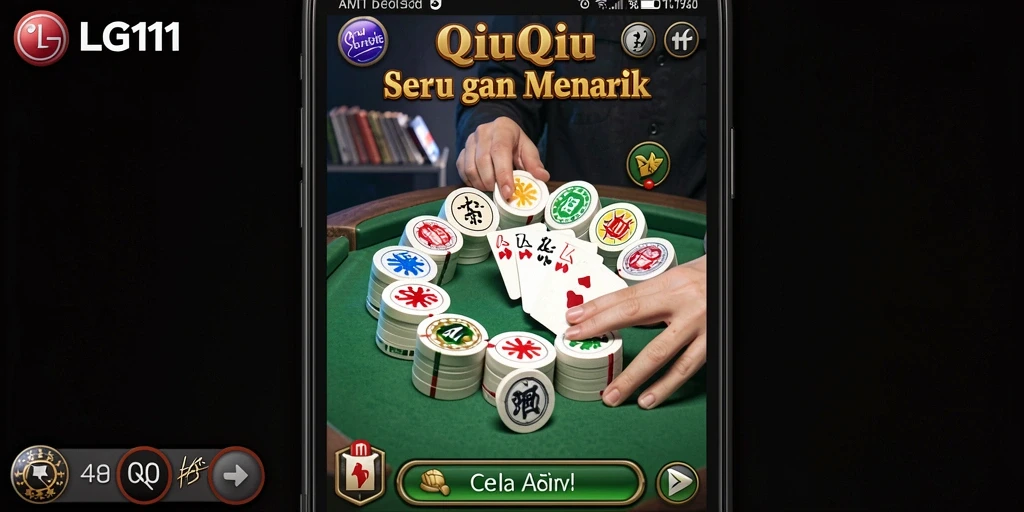 Tampilan menarik dari gameplay QiuQiu di LG111.