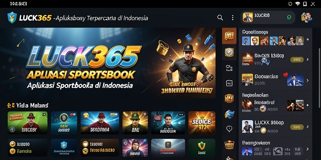Tampilan menarik dalam gameplay Sportsbook LUCK365.