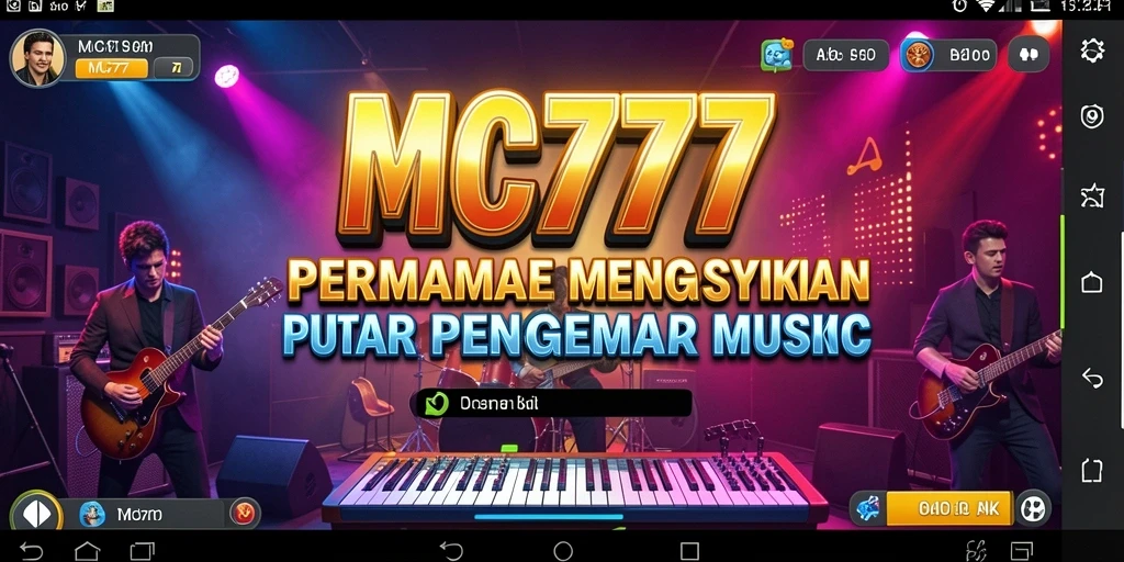 Gameplay menarik dalam MC777, bersenang-senang dengan lagu-lagu favorit.