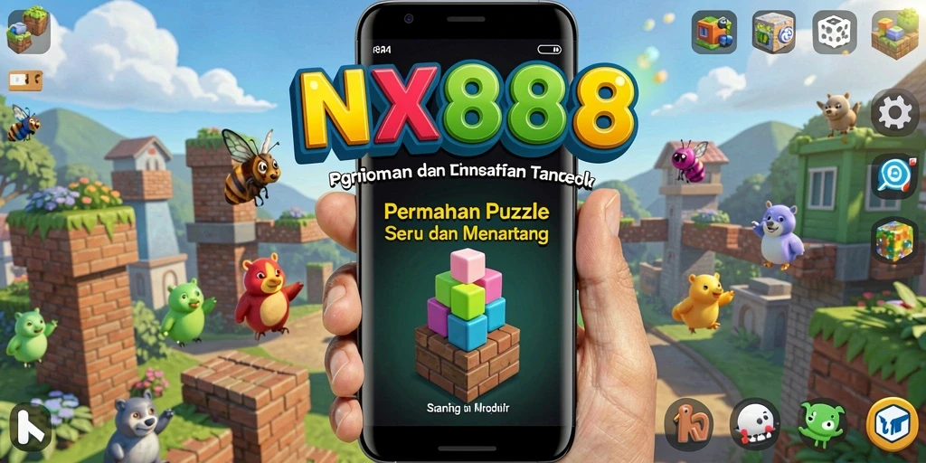 Tampilan gameplay <strong>NX888</strong> yang menarik dan penuh warna.