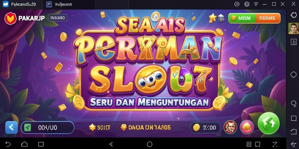 Screenshot PAKARJP menunjukkan gameplay Slot yang menarik dan menegangkan.