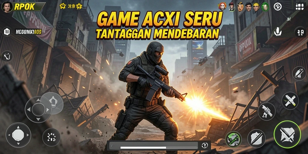 Tampilan gameplay RPOK yang menegangkan dan dinamis.
