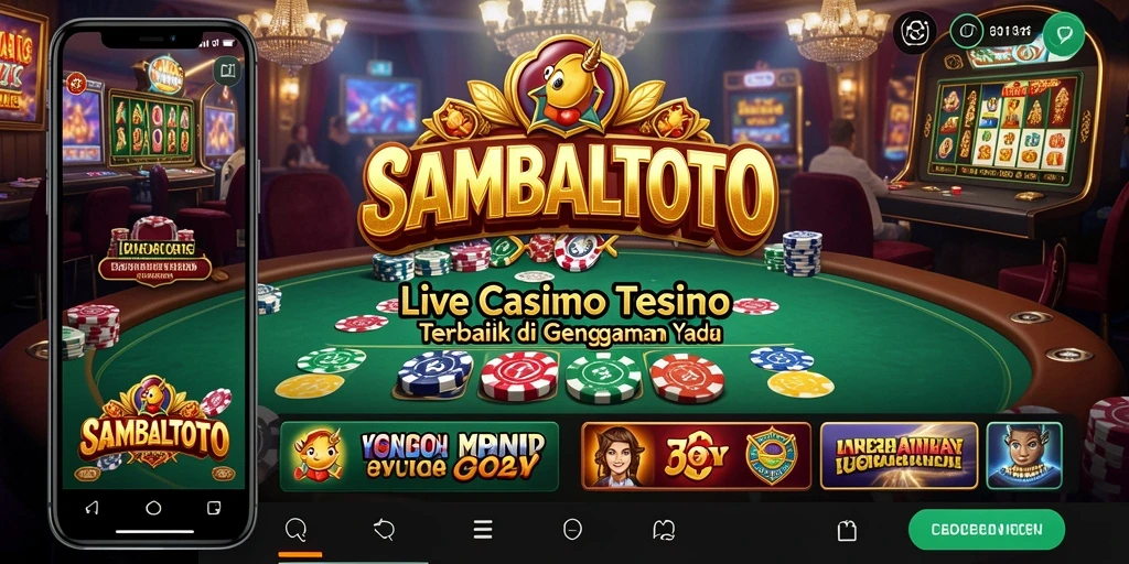 Tampilan menarik dari gameplay SAMBALTOTO yang menghadirkan dealer langsung.