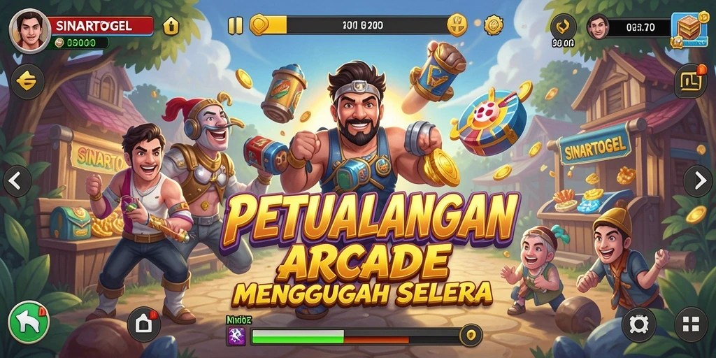 Tampilan gameplay SINARTOGEL yang menakjubkan dan penuh warna.
