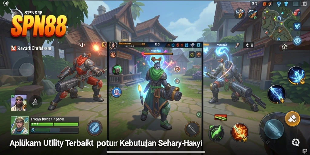 Tampilan antarmuka SPN88 yang sederhana dan fungsional.
