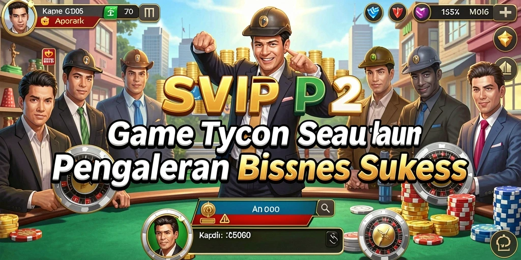 Screenshot gameplay SVIP2 yang menarik dan dinamis dalam membangun bisnis.