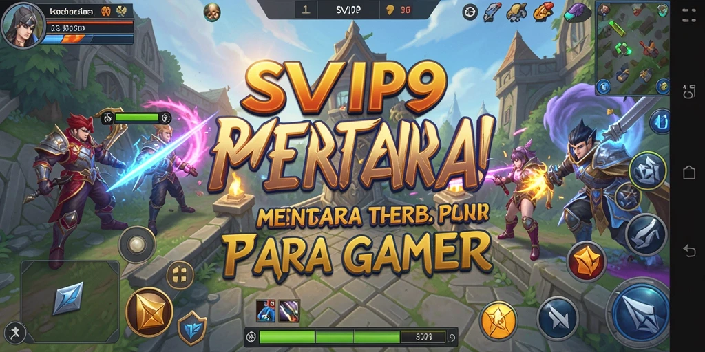 Tampilan gameplay menara pertahanan yang intens dan mendebarkan di SVIP9.