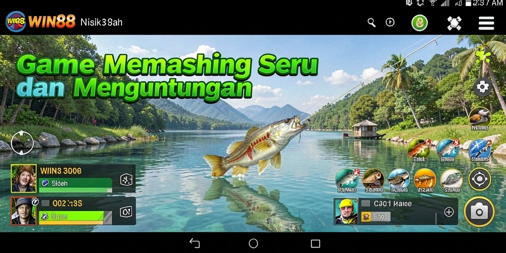 Tampilan screenshot WIN88 menampilkan pengalaman memancing yang menarik.